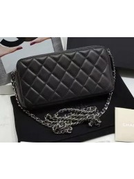 Chanel mini Shoulder Bag Sheepskin Leather A7020 Black HY3463qB82