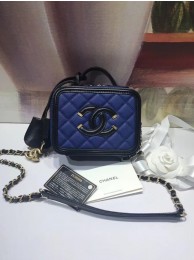 Chanel mini Vanity Case Original A93342 blue HY20226Af99