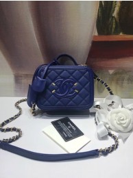 Chanel mini Vanity Case Original A93342 blue HY2110Zr53