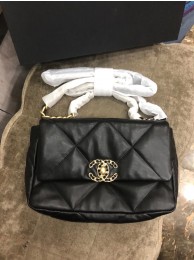 Chanel Origianl Leather 19 Flap Bag AS1160 Black HY8725lu18