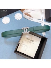 Chanel Original Calf Leather 3602 green&Silver HY25942Ym74