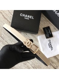 Chanel Original Calf leather Belt 56989 apricot HY900nU55