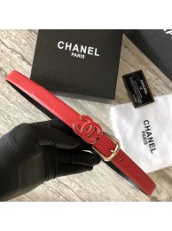 Chanel Original Calf leather Belt 56989 red HY19168io33