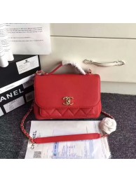 Chanel Original Calfskin Leather Shoulder Bag 8124 Red HY17690nU55