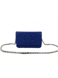 Chanel Original Cannage Patterns Leather mini Flap Bag CHA48654 Blue HY3211rf34