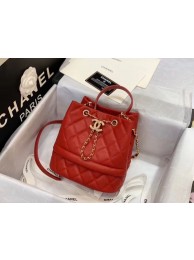 Chanel Original Caviar Leather Sac Hobo Bag 0894 Red HY21979Gh26