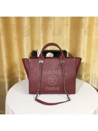 Chanel Original Caviar Leather Tote Shopping Bag 92565 red HY8938qB82