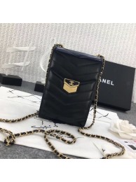 Chanel Original Clutch with Chain A81226 Calfskin & Gold-Tone Metal A81226 Black HY14762wv88