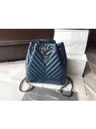 CHANEL Original Gabrielle Small Backpack A94485 blue HY26973Bw85
