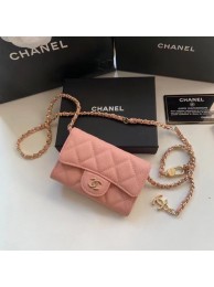 Chanel Original Grained Calfskin Pocket 81081 pink HY2435hT91