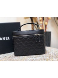 Chanel Original Lather Cosmetic Bag 5961 black HY2831EW67