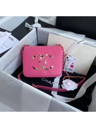 Chanel Original Lather Flap Bag AS3699 rose HY4063hi67