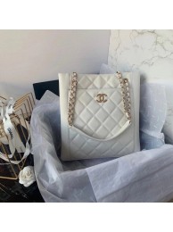 Chanel Original Lather Shopping bag AS2295 white HY19033PC54