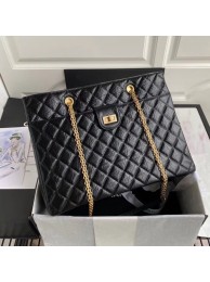 Chanel Original Lather Shopping bag AS6611 black HY10939oK58