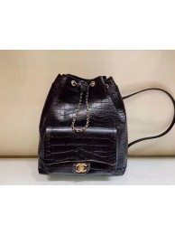 Chanel Original Leather Backpack AS0800 Black HY24178vX95