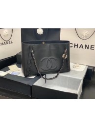 Chanel Original Leather Shopping Bag AS8473 black HY1396DO87