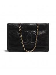 Chanel Original Leather Tote Shopping Bag AS1943 Black HY14318fc78