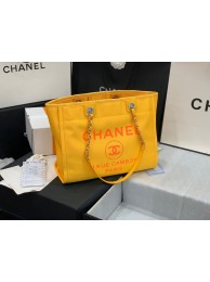 Chanel Original Medium Shopping Bag 67001 Yellow HY10688Rk60