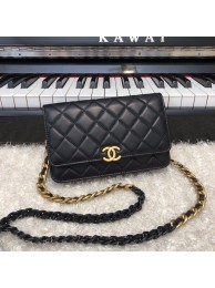 Chanel Original Small classic Sheepskin flap bag AP33814 black HY19732vX33