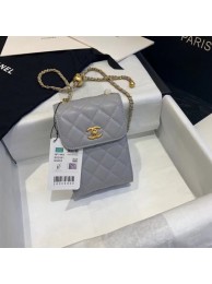 Chanel Original Small classic Sheepskin Shoulder Bag AP1448 grey HY17756zd34