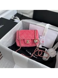 Chanel Original Small velvet flap bag AS1115 rose HY20371kC27