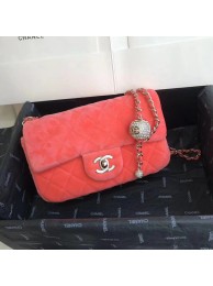 Chanel Original Small velvet flap bag AS1792 Watermelon red HY6156pB23