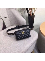Chanel Original waist pack Sheepskin 4771 black HY22364Is79