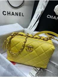 Chanel Sheepskin AS1267 Gold-Tone Metal yellow HY26580fw56