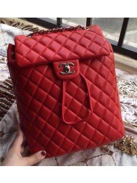 Chanel Sheepskin Leather Backpack A91121 Red HY5492su78