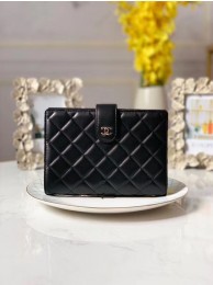 CHANEL sheepskin notebook & Wallet A013 black HY21642rJ28