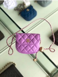 Chanel Sheepskin Original Leather Pocket AP1461 Lavender HY10205Mn81
