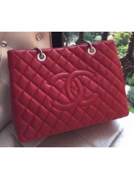 Chanel Shopper Bag Original Calfskin Leather A95021 Red HY17277jf20