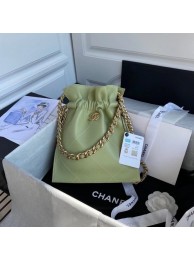 Chanel shopping bag AS2169 green HY24582TL77