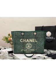 Chanel Shopping bag MM A67001 green HY23778PC54