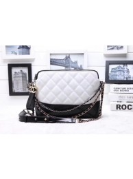 Chanel Shoulder Bag Calfskin Leather A95623 White HY11958cP15
