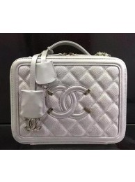 Chanel Shoulder Bag Original Calfskin Leather CHA6678 Silver HY17461OG45