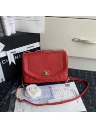 Chanel Shoulder Bag Original Leather Red AS0729 Gold HY24935dV68
