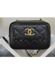 Chanel Shoulder Bag Sheepskin Leather CHA8473 Black HY25638vX95