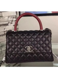 Chanel Shoulder Tote Bag Original Calfskin Leather A7775 Black HY2705Av26