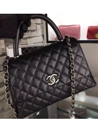 Chanel Shoulder Tote Bag Original Caviar Leather A7779 Black HY18526EW67