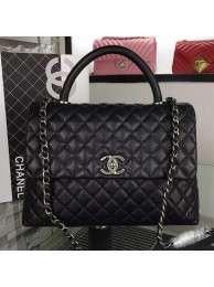 Chanel Shoulder Tote Bag Original Caviar Leather A7782 Black HY19677gN72