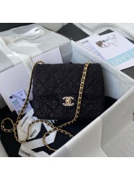 CHANEL SMALL FLAP BAG AS2819 black HY10143Ty85