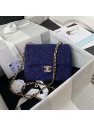 CHANEL SMALL FLAP BAG AS2819 blue HY12743Nw52