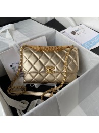 Chanel SMALL FLAP BAG AS3241 gold HY6896xa43