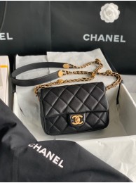 Chanel SMALL FLAP BAG AS3369 black HY16774HB29