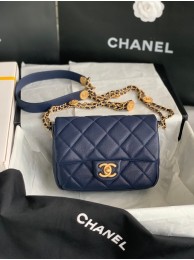 Chanel SMALL FLAP BAG AS3369 Royal Blue HY7360fJ40