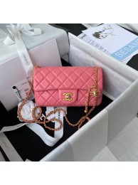 Chanel small Flap Bag Original Sheepskin Leather AS1787 pink HY7948ta99