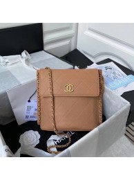 Chanel small hobo bag AS2543 AS2542 brown HY3576rf34