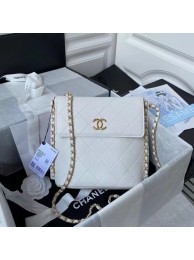 Chanel small hobo bag AS2543 AS2542 white HY6935Sy67