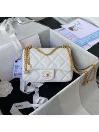 Chanel SMALL Lambskin FLAP BAG AS1792 white HY1527rh54